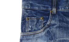 Jeans Pocket Stock Photography