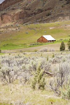 Barn In Meadow Scenic. Stock Photography Barn In Meadow Scenic. Stock Photography