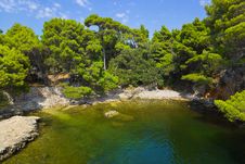 Lake At Croatia Royalty Free Stock Photography Lake At Croatia Royalty Free Stock Photography