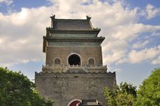China Beijing Central Axis-Drum Tower Royalty Free Stock Photos China Beijing Central Axis-Drum Tower Royalty Free Stock Photos