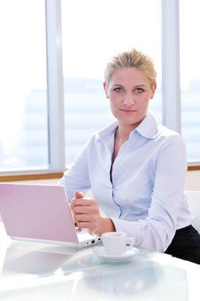 Young Business Woman On Meeting Royalty Free Stock Photo
