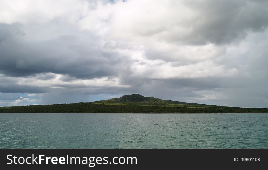 Volcanic island