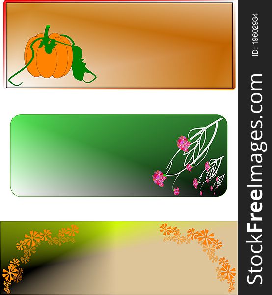 Labels and tags in autumn style in portrait format for seasonal occasions. Labels and tags in autumn style in portrait format for seasonal occasions
