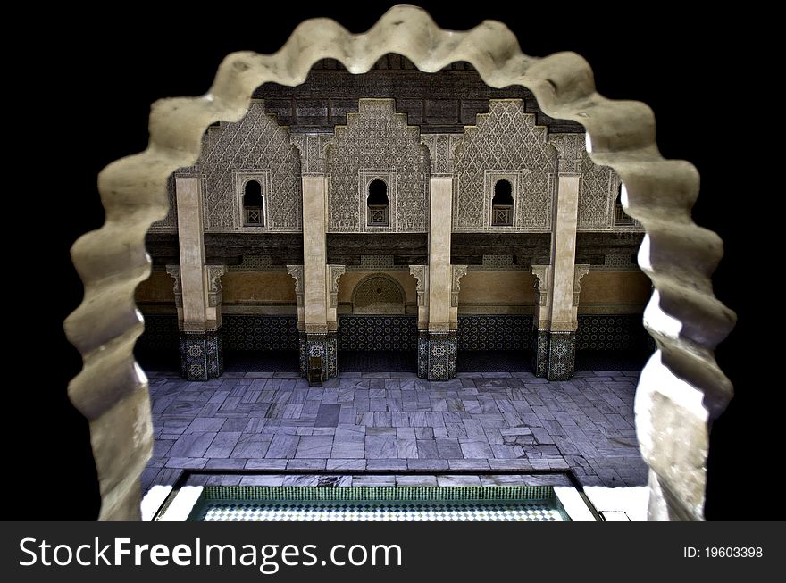 The courtyard of medina (Fez)