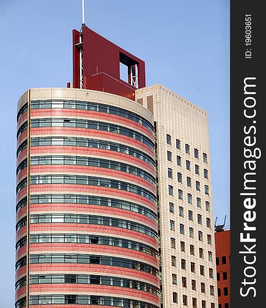 Rotterdam modern architecture in city centre