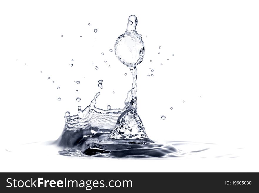 Splash on a water surface