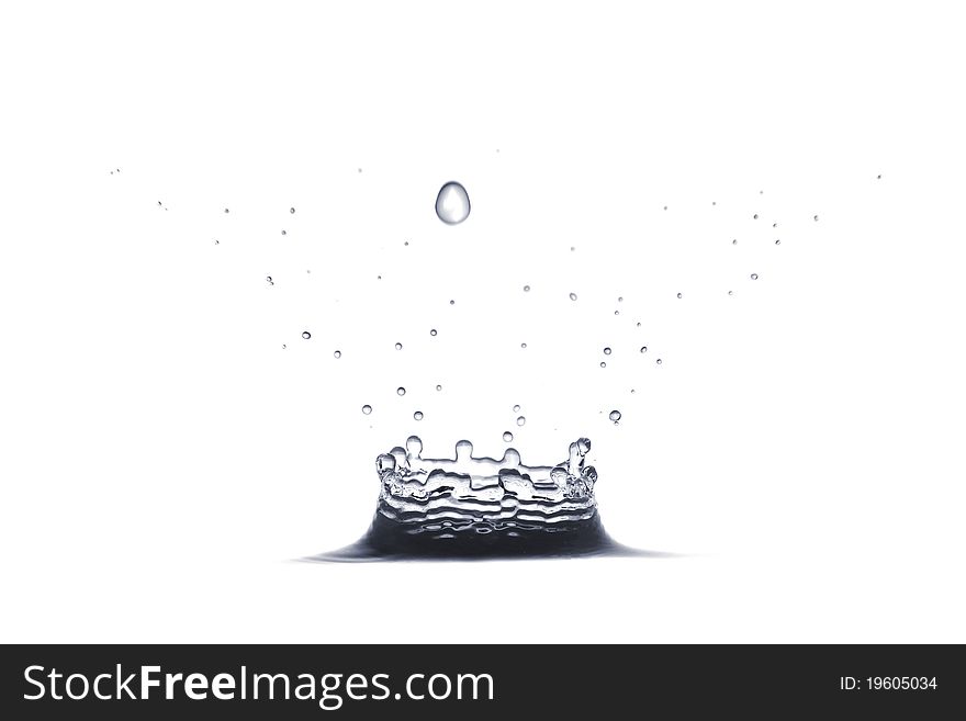 Splash on a water surface