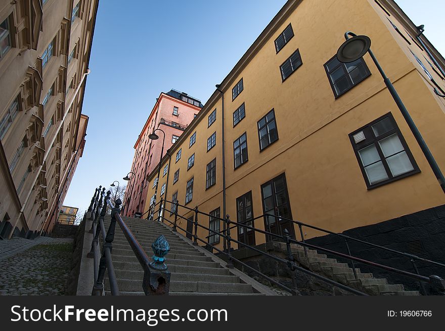 SÃ¶dra MÃ¤larstrand in the inner of Stockholm city.