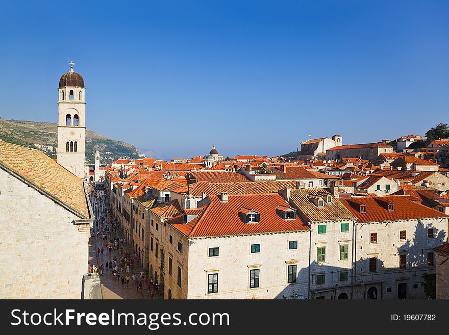 Town Dubrovnik in Croatia