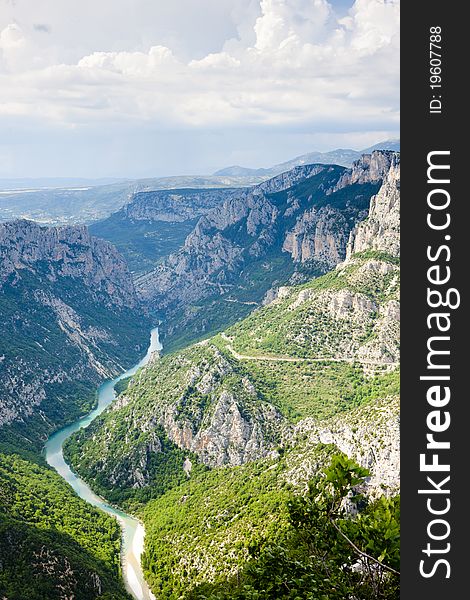 Verdon Gorge in Provence, France