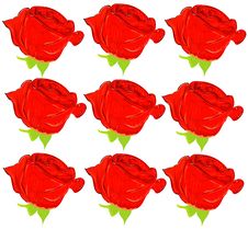 Seamless Background With Flower Roses Stock Photography Seamless Background With Flower Roses Stock Photography