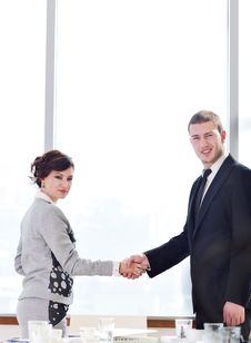 Handshake On Business Meeting Royalty Free Stock Photos