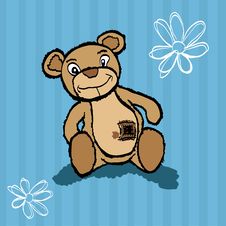 Teddy Bear For Baby Royalty Free Stock Photo