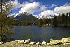 Lake In High Mountain Royalty Free Stock Photography Lake In High Mountain Royalty Free Stock Photography