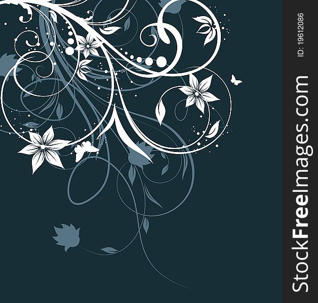Floral abstraction for your design. Floral abstraction for your design