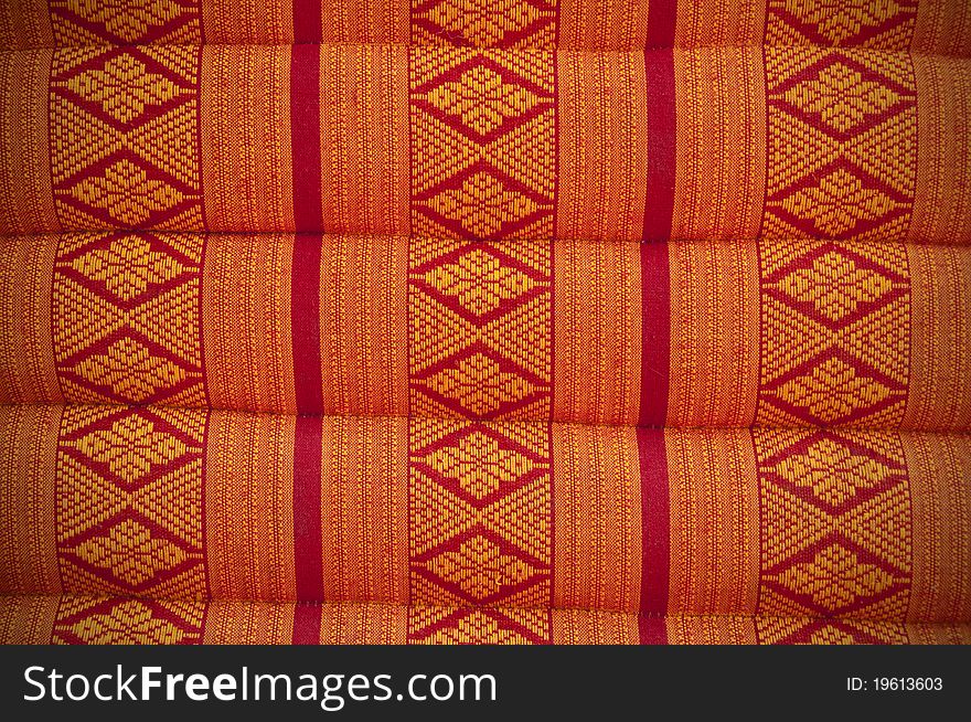 Thai native hand made cotton texture background