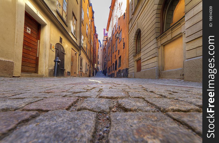 Church in Old town,Stockholm,Sweden