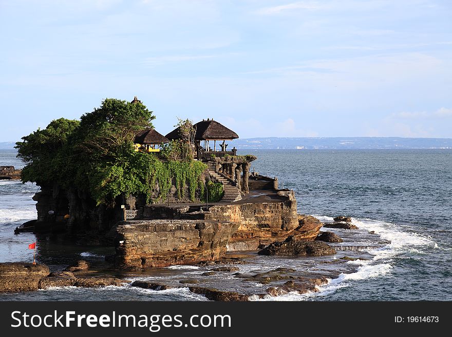 Famous temple Pura Tanah Lot at Bali