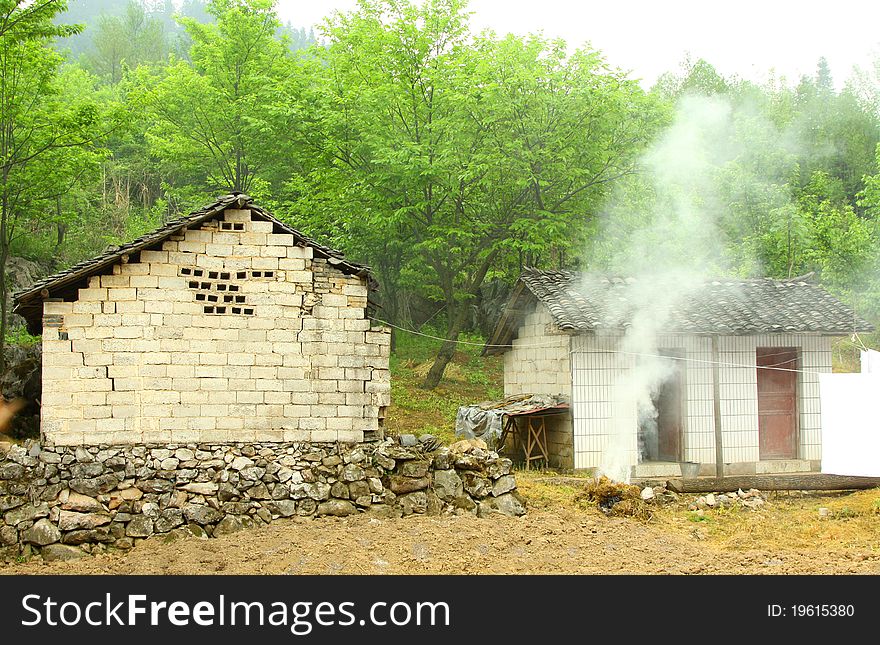 Typical House In Countryside Of China