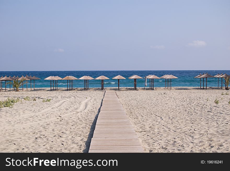 Beach in Olympic Riviera - Greece
- Hellenic Republic