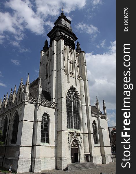 Late gothic church in Brussels