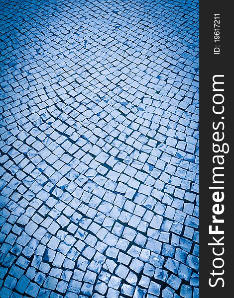 Abstract blue Brick for background. Abstract blue Brick for background