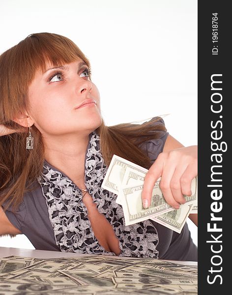 Girl With Cash