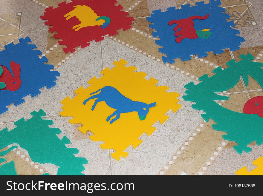 Baby Placemat Puzzle With Animals
