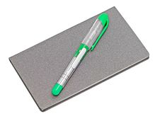 Notebook And Marker Stock Photos Notebook And Marker Stock Photos