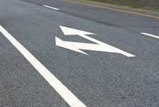 Turn Left, Go Straight Royalty Free Stock Photo Turn Left, Go Straight Royalty Free Stock Photo