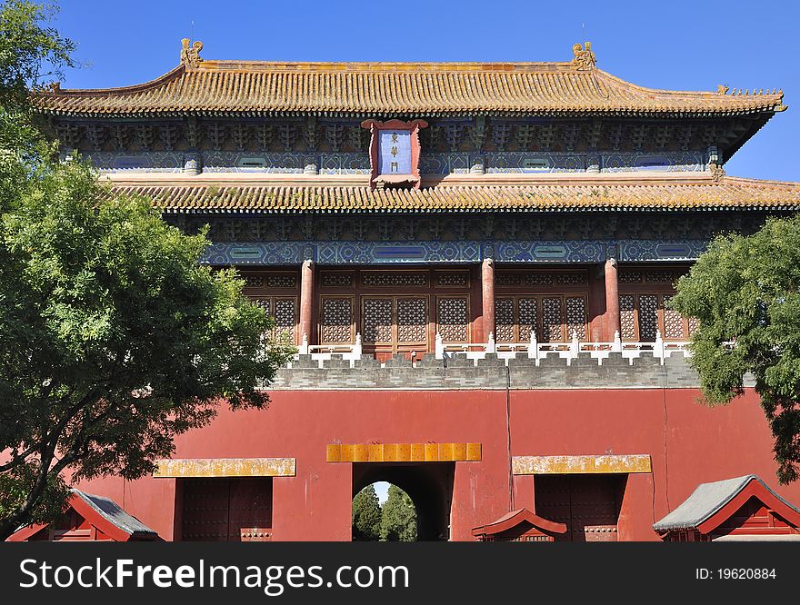 Lying at the center of Beijing, the Forbidden City, called Gu Gong, in Chinese, was the imperial palace during the Ming and Qing dynasties. Now known as the Palace Museum, it is to the north of Tiananmen Square. Lying at the center of Beijing, the Forbidden City, called Gu Gong, in Chinese, was the imperial palace during the Ming and Qing dynasties. Now known as the Palace Museum, it is to the north of Tiananmen Square.