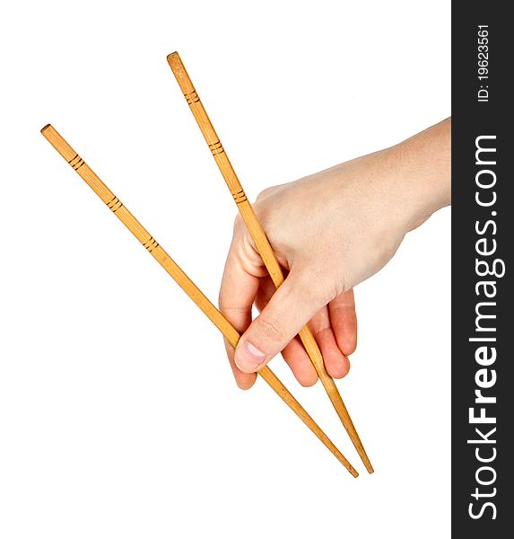 Hand With Chopsticks