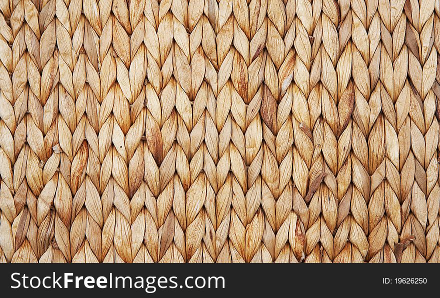 Basket texture background of wicker rings