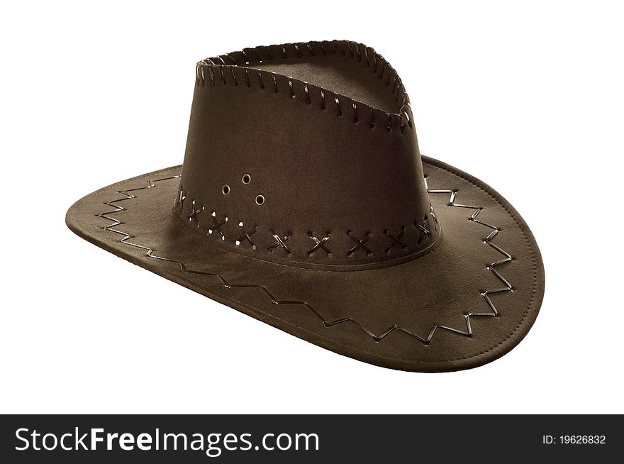 Souvenir cowboy hat from the tourist market.