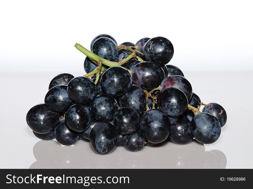 Blue Grapes From The Front