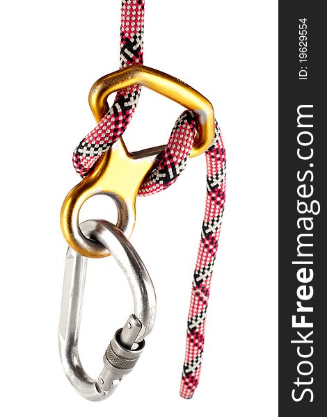 The figure-eight knot is a type of knot. It is very important in both sailing and rock climbing as a method of stopping ropes from running out of retaining devices