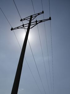 Power Poles Royalty Free Stock Photos Power Poles Royalty Free Stock Photos