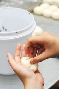 Hand Made Ball Dough Royalty Free Stock Photography Hand Made Ball Dough Royalty Free Stock Photography