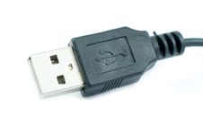 USB Line Close Up Royalty Free Stock Photography