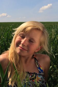 Pensive Young Girl Stock Photo Pensive Young Girl Stock Photo