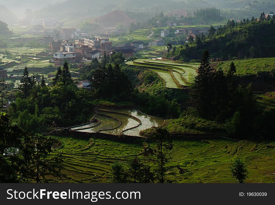 Stepped Fields in Fujian, China
