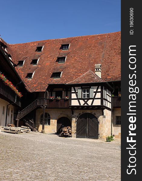 The Old palace in Bamberg, residence of the bishops in the 16th and 17th centuries, Germany.