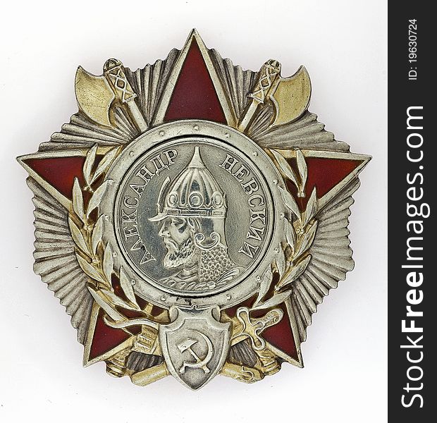 Order of Alexander Nevsky. Military decorations of the Soviet Union. Original.