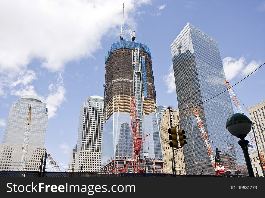 Ground Zero construction works in New York