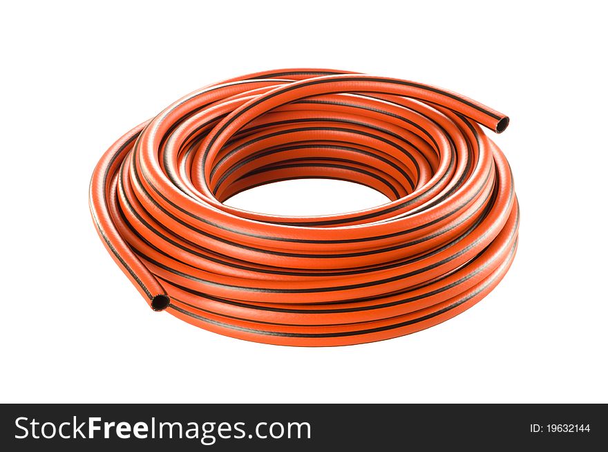 20 meters long, 12.5 mm diameter garden hose. 20 meters long, 12.5 mm diameter garden hose.