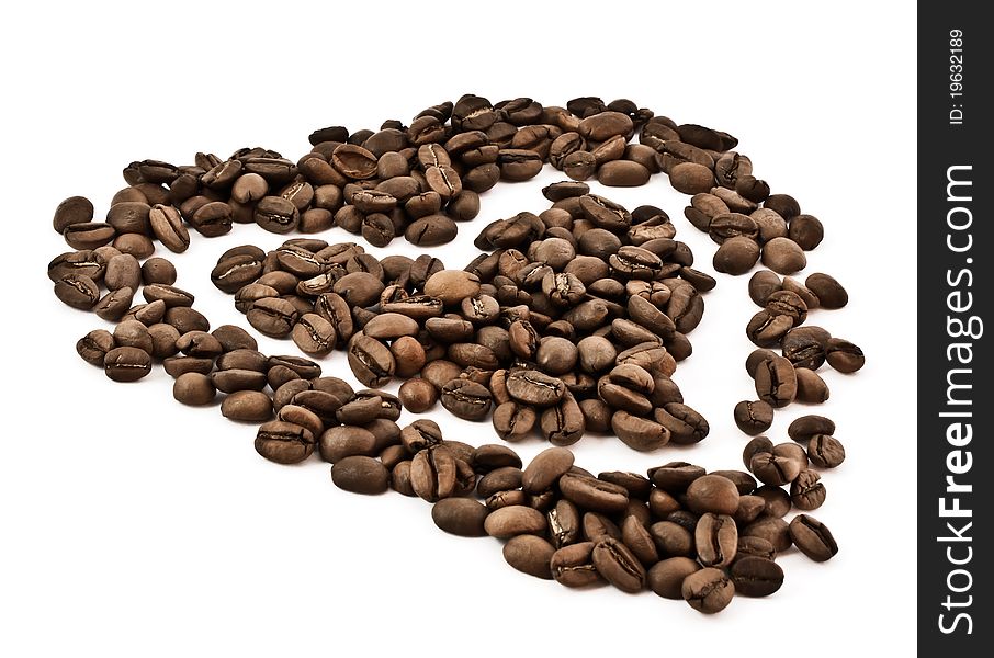 Heart Of Coffee Beans