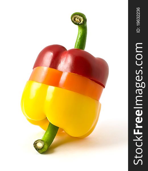 Sliced Three-color Pepper