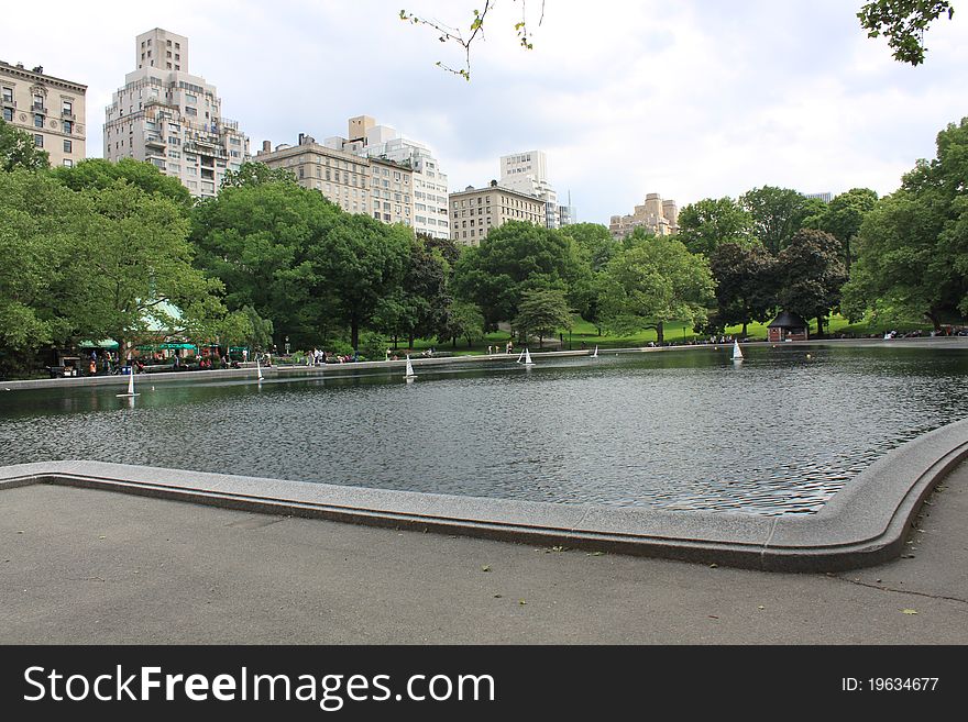 Pond In Central Park