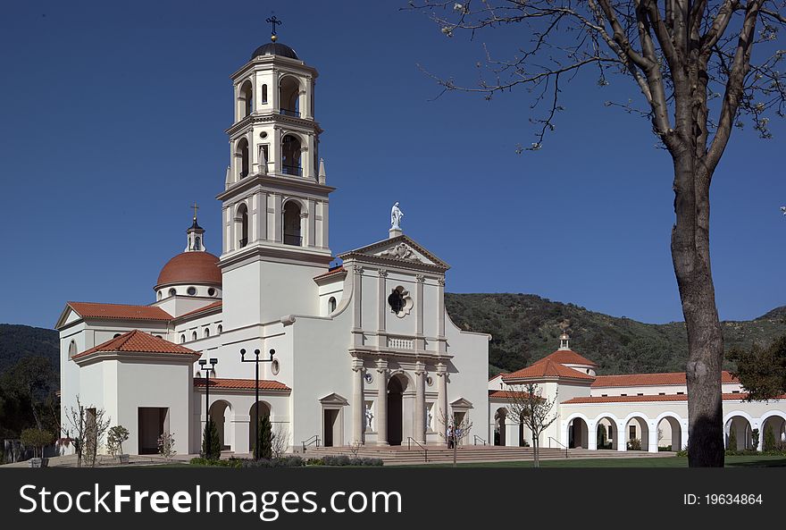 Our Lady of the Most Holy Trinity Chapel on the campus of Thomas Aquinas College in Santa Paula, California