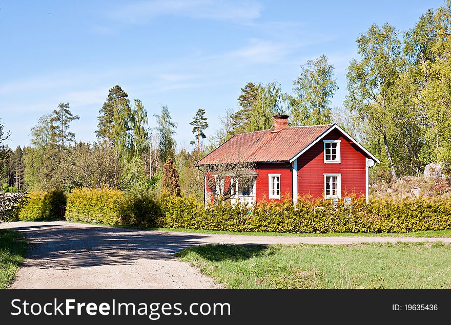 Rural life in Sweden.